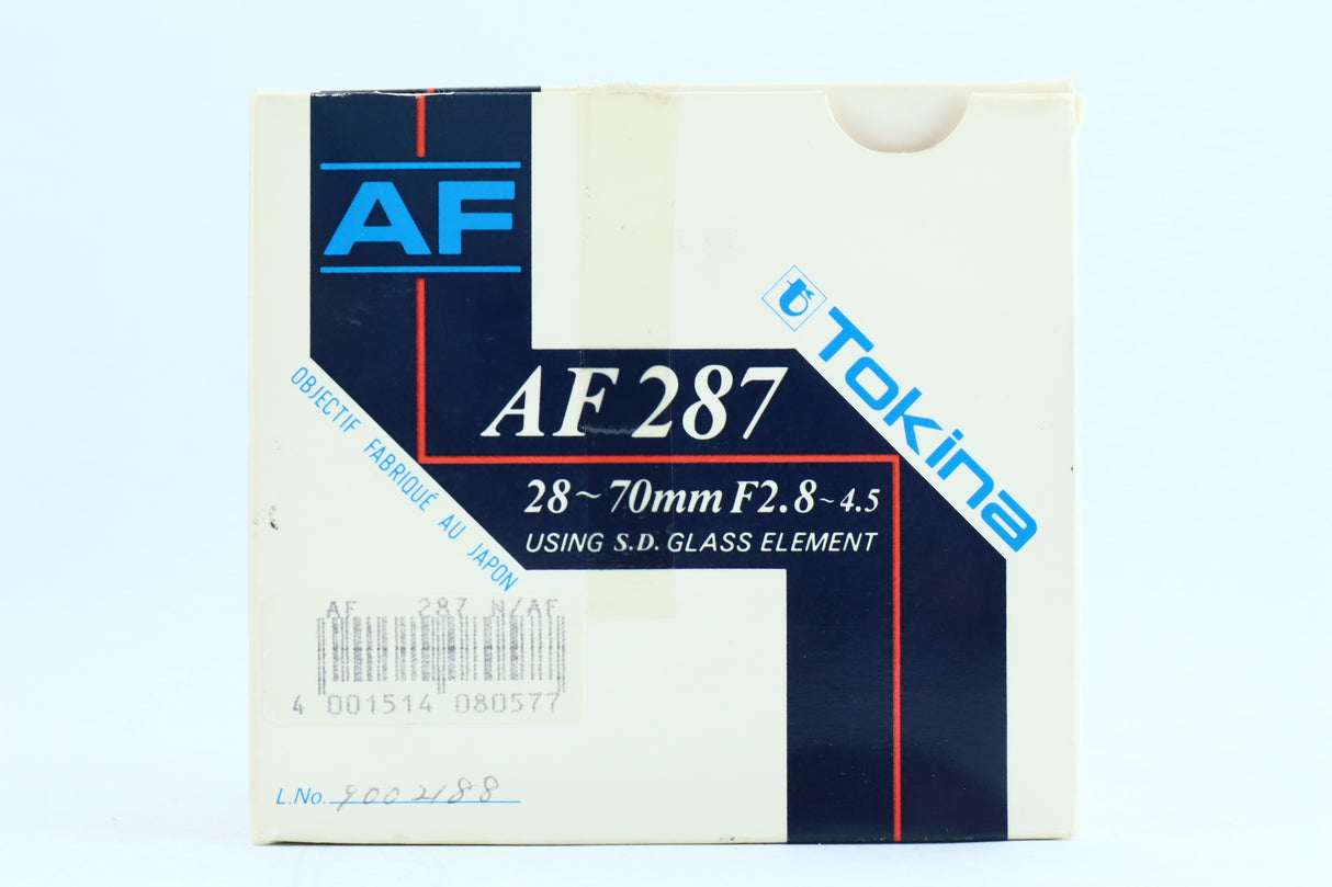 Tokina AF 28–70mm f/2.8–4.5 – Standard Zoom Lens