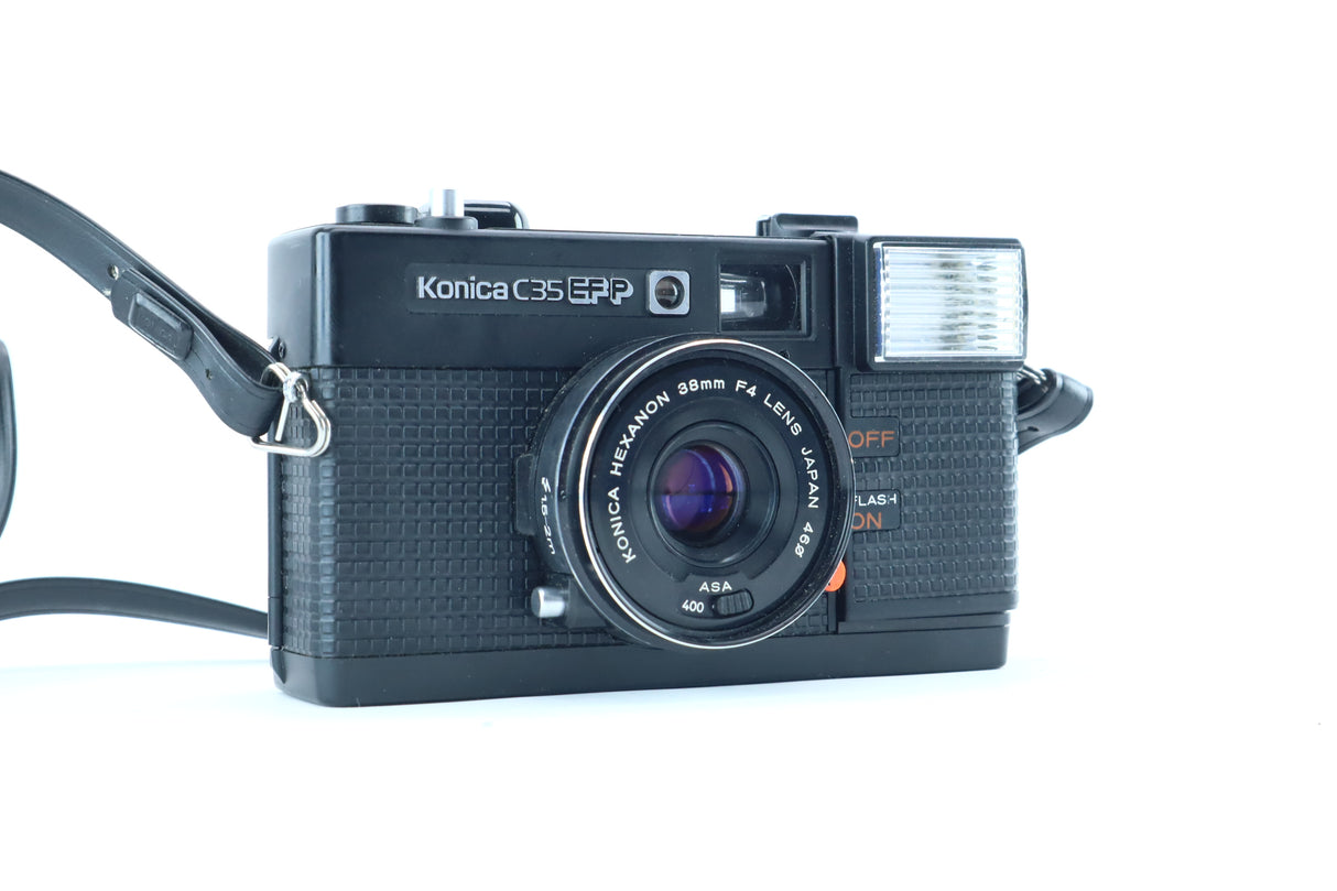 Konica C35 EF P with Hexanon 38mm f/4