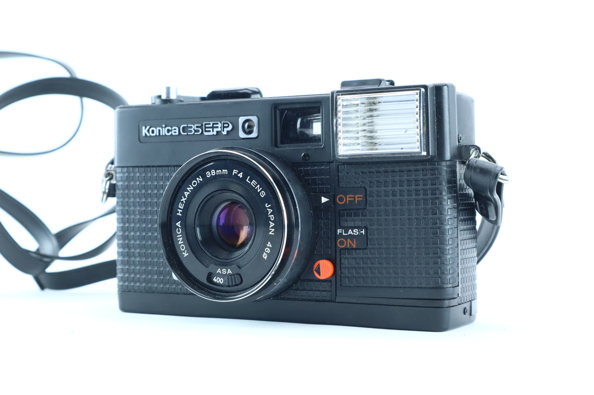 Konica C35 EF P with Hexanon 38mm f/4