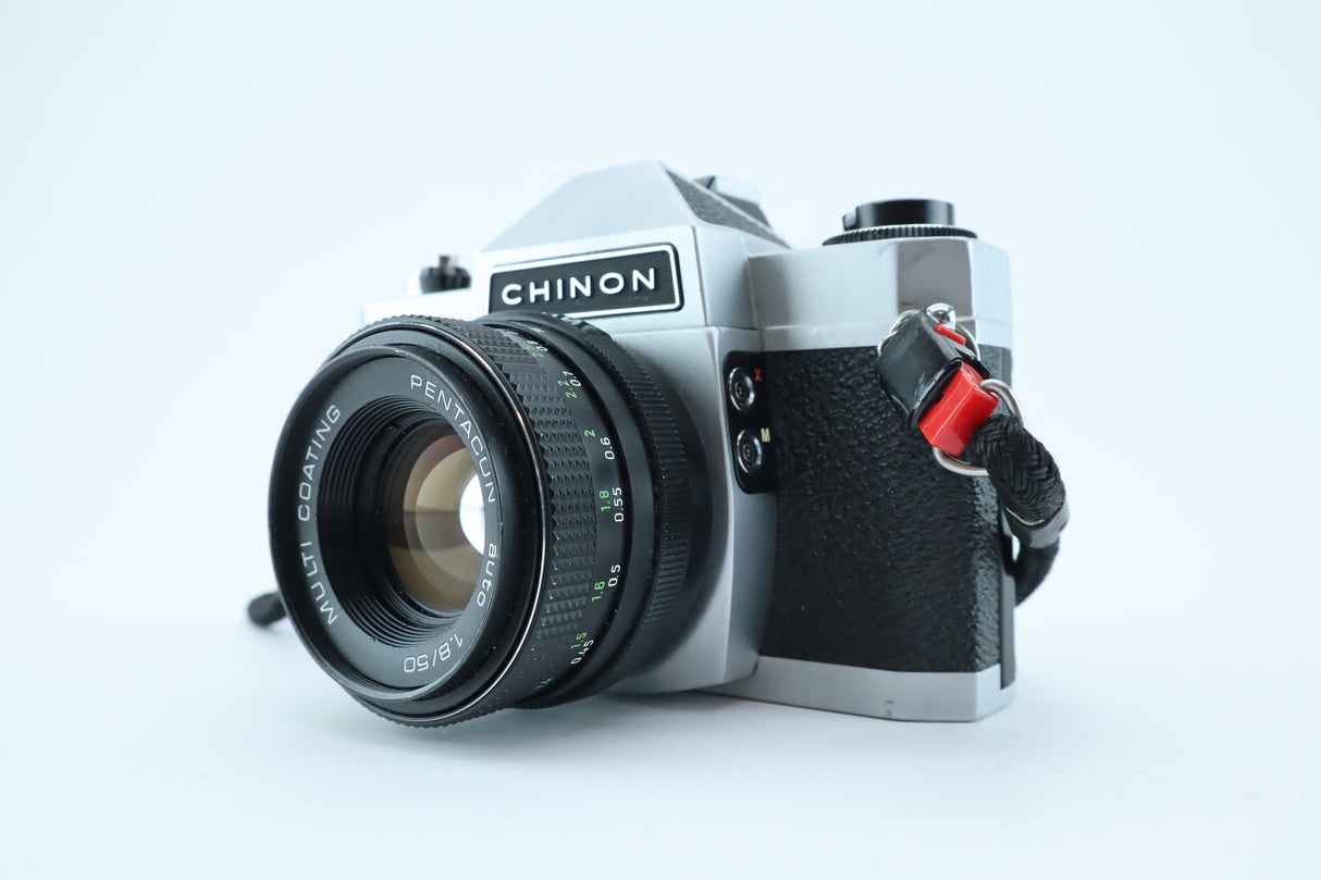 Chinon CS + Pentacon Auto 50mm f/1.8 Multi Coating