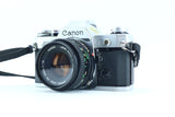 Canon AE-1 with Canon FD 50mm f/1.8