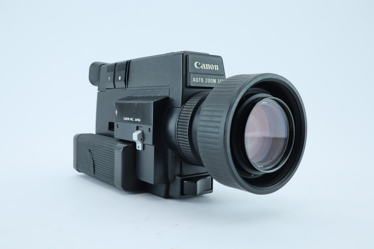 Canon Auto Zoom 512 – High-End Super 8 Movie Camera with Ultra Bright f/1.2 Zoom Lens