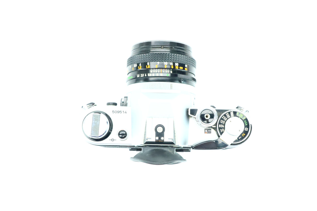 Canon AE-1 with FD 50mm 1.8 S.C.