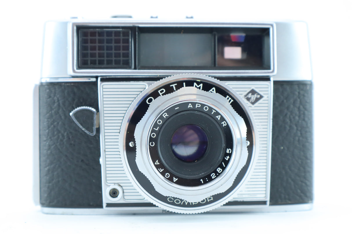 Agfa Optima III – 35mm Viewfinder Camera with Apotar 45mm f/2.8 Lens