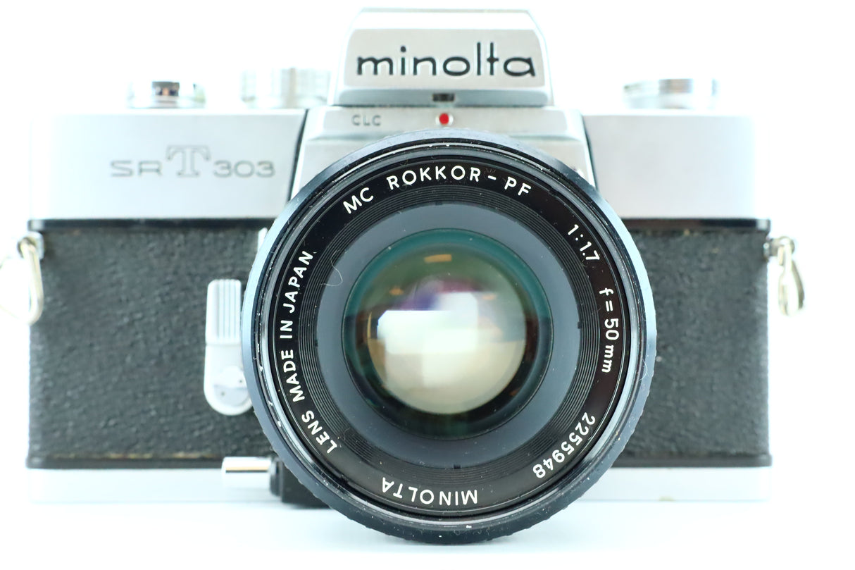 Minolta SRT303 with MC ROKKER-PF1,7 50mm