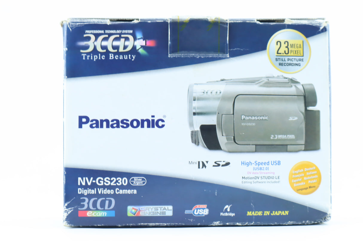 Panasonic 3CCD MiniDV Camcorder – 2.3 Megapixel Video Camera