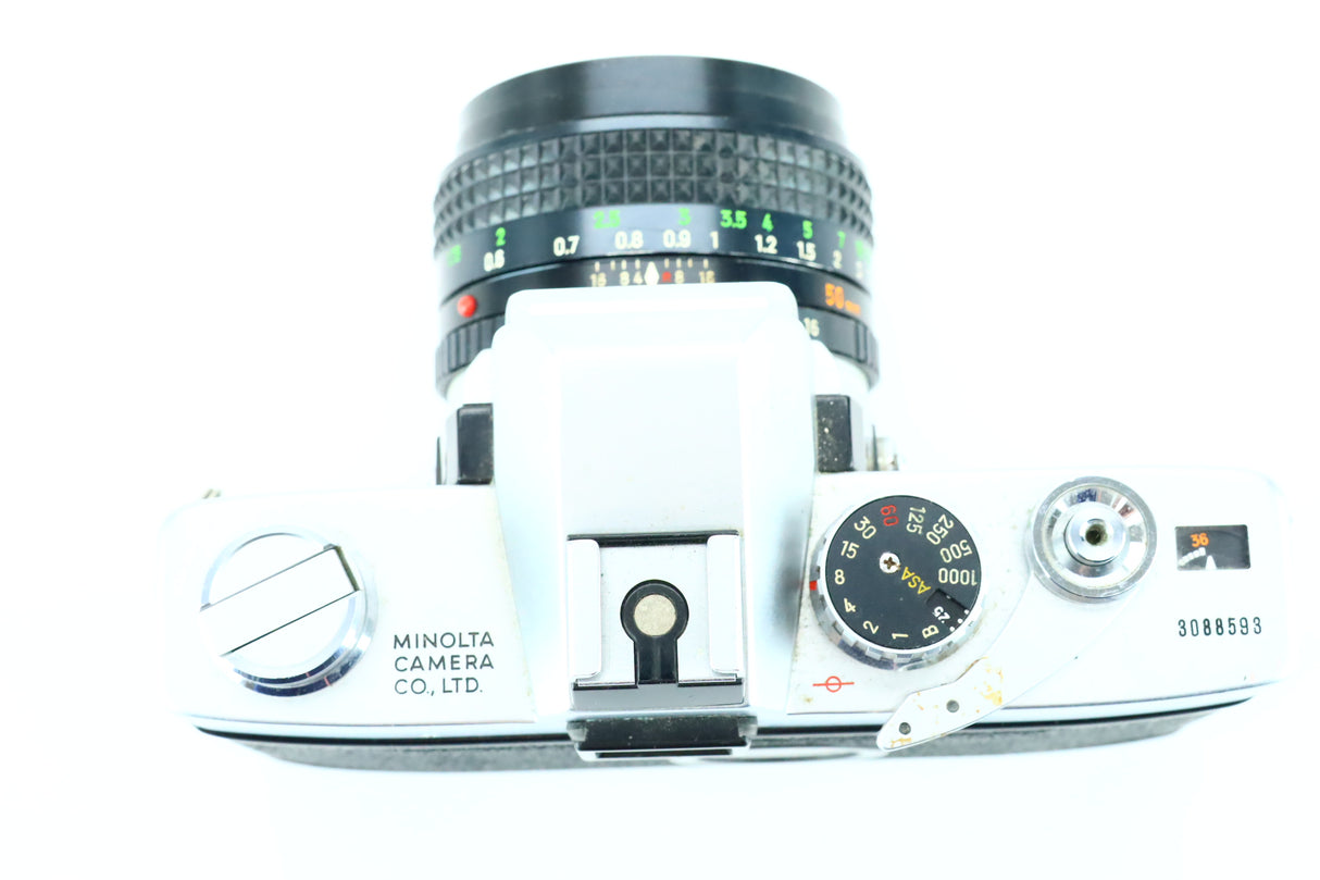 Minolta SRT303 with MC ROKKER-PF1,7 50mm