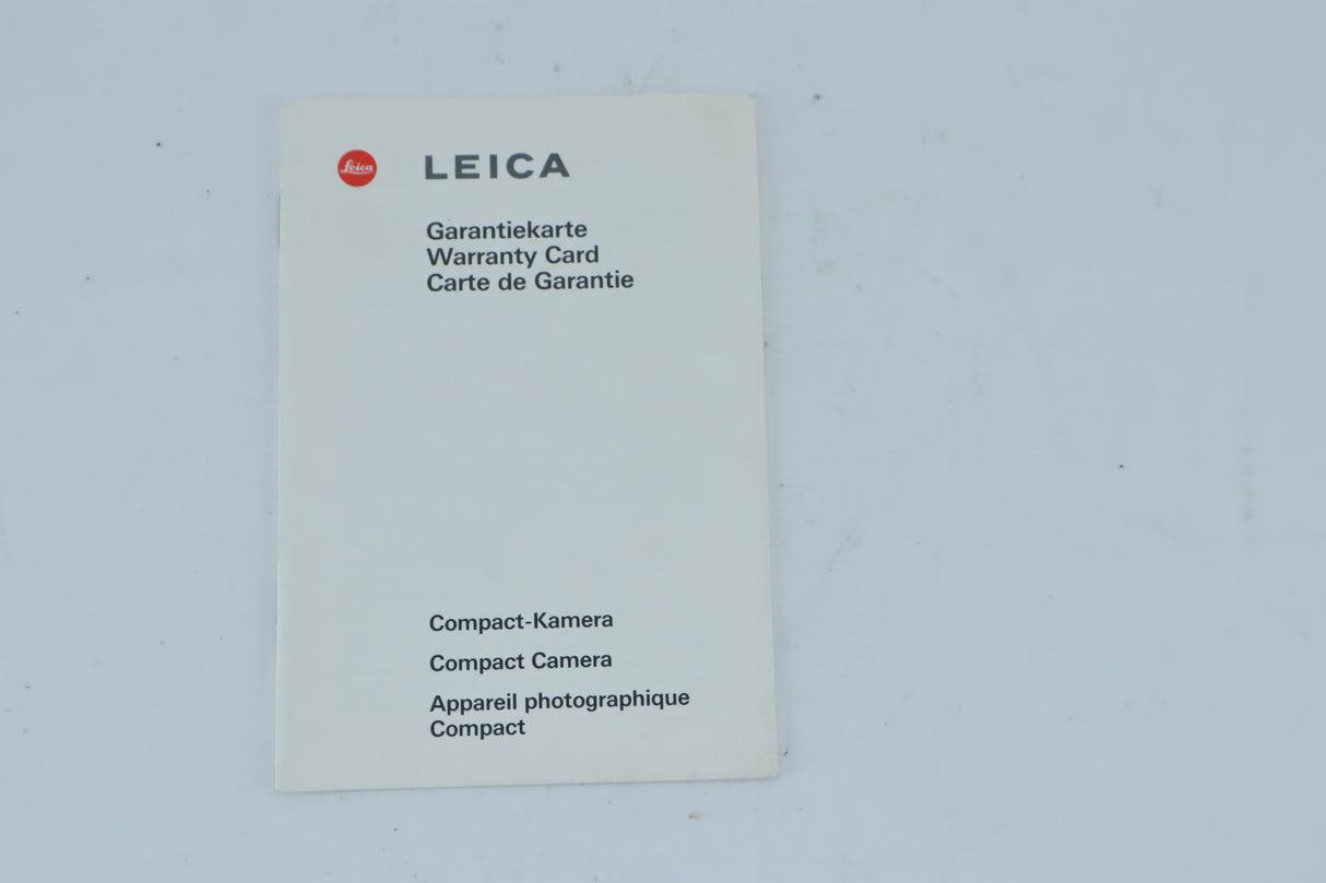 Leica Minilux Zoom – Vario-Elmar 35–70mm f/3.5–6.5 Lens