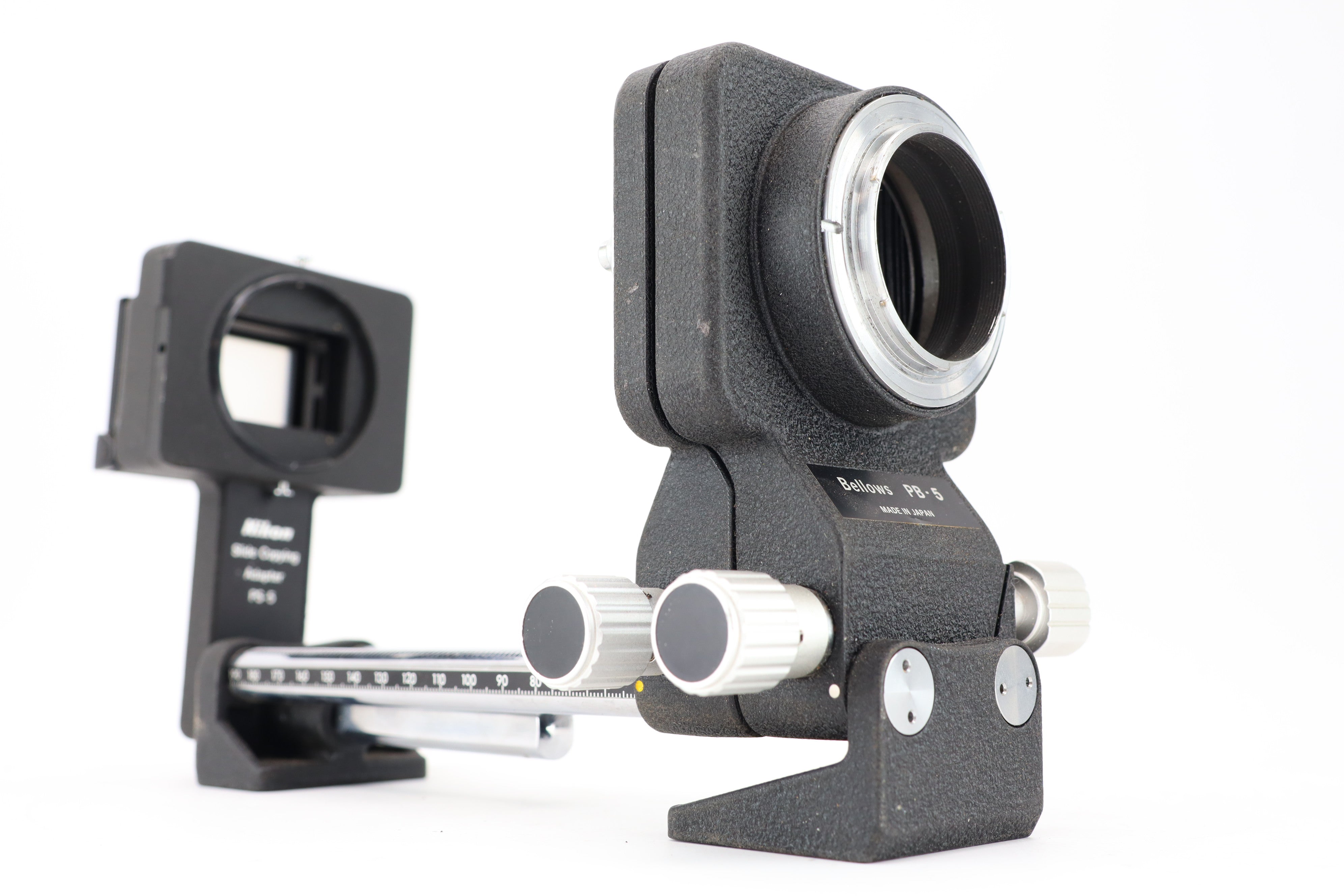 Nikon slide copying adapter PB-5 + PS-5 – Hard to Find Camera Store