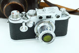 Leica IIIf Red Dial and Leitz Elmar 50mm f/3.5  *Like New*