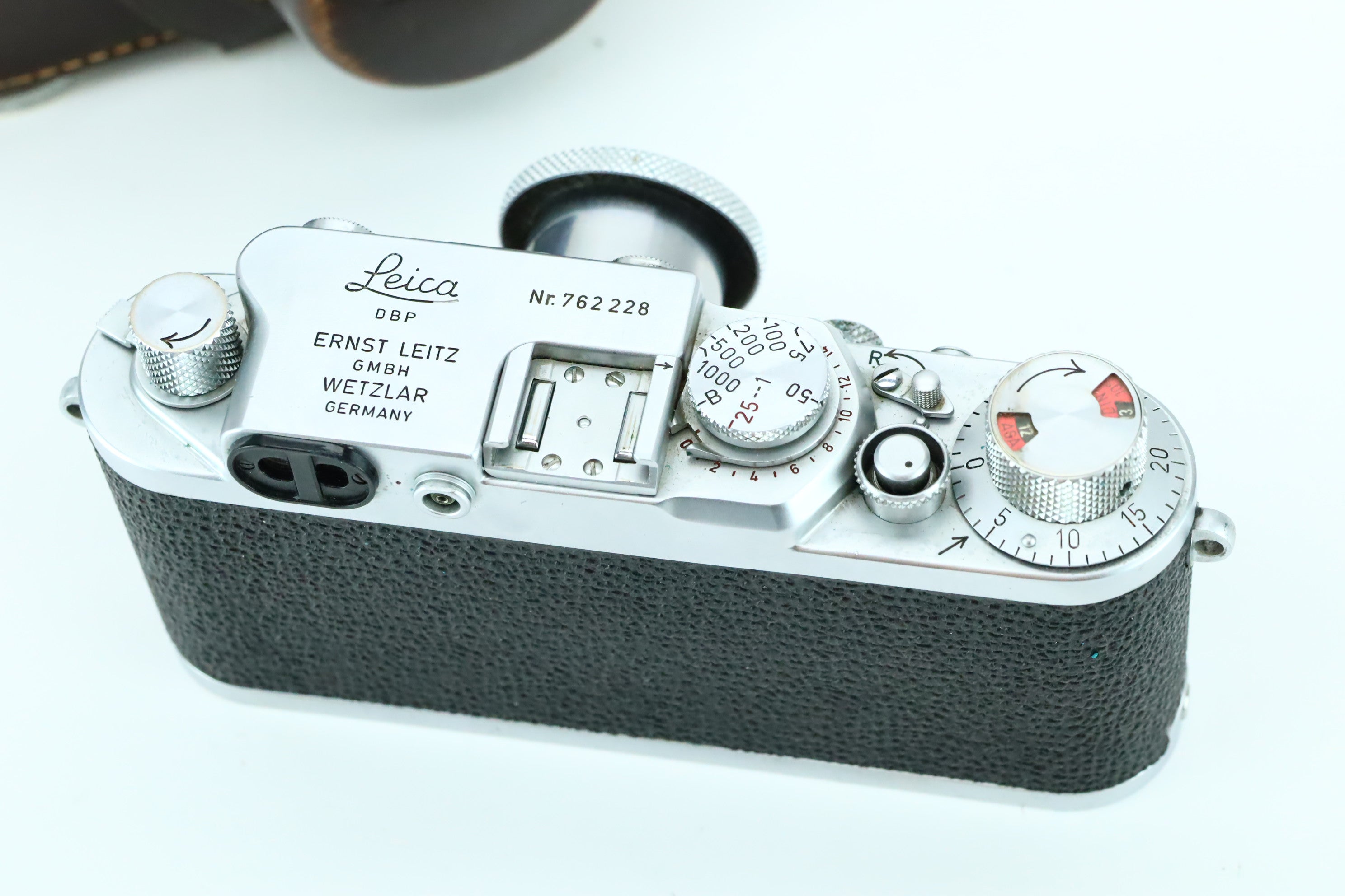 Leica IIIf Red Dial and Leitz Elmar 50mm f/3.5 *Like New* – Hard