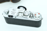 Leica IIIf Red Dial and Leitz Elmar 50mm f/3.5  *Like New*