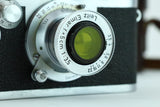Leica IIIf Red Dial and Leitz Elmar 50mm f/3.5  *Like New*