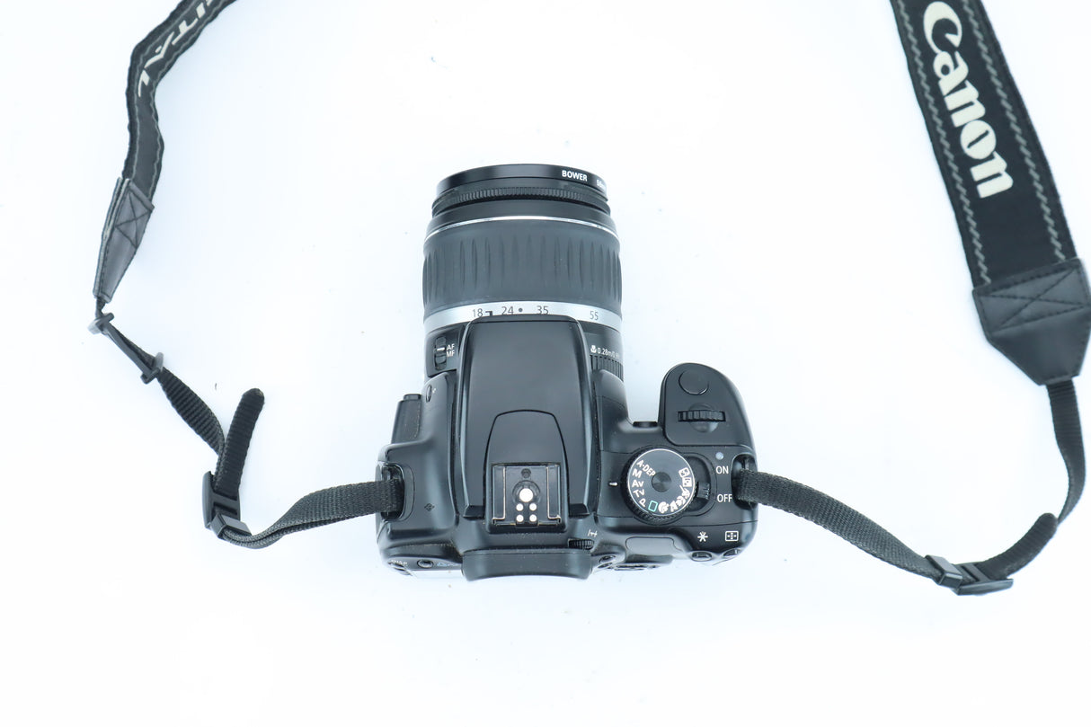 Canon EOS 400D with Canon EF-S 18–55mm f/3.5–5.6 II