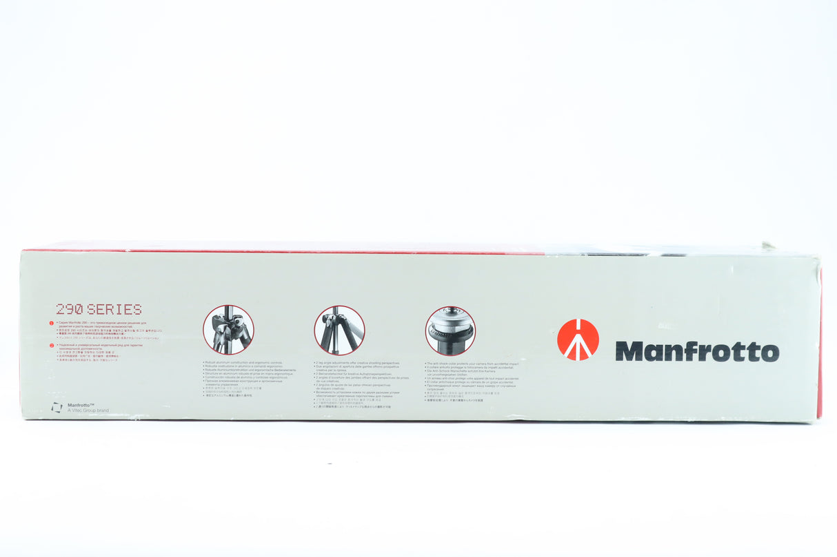 Manfrotto 290 Series Tripod – Stable and Versatile Support for Photo &amp; Video
