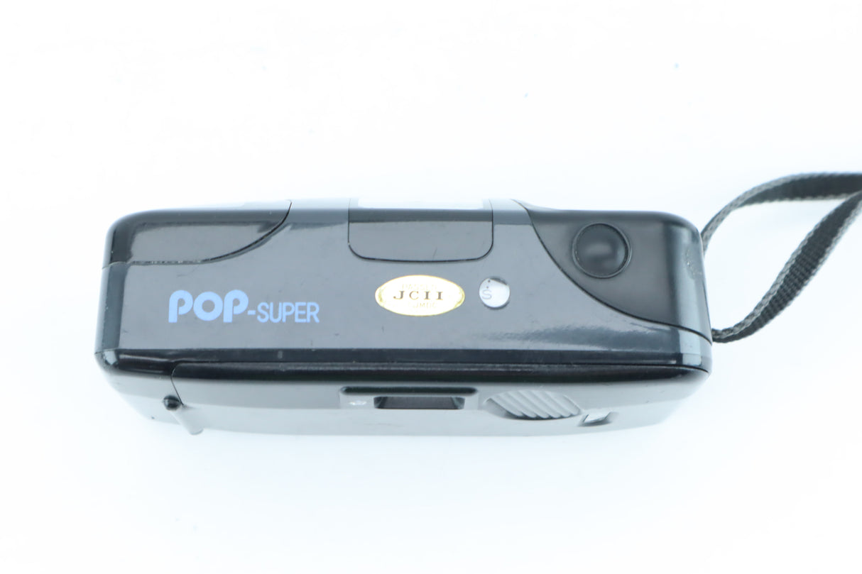 Konica Pop Super – Easy 35mm Compact Camera with Built-in Flash