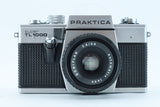 Praktica Super TL 1000 with Domiplan 50mm f/2.8 – Classic M42 SLR with Manual Controls