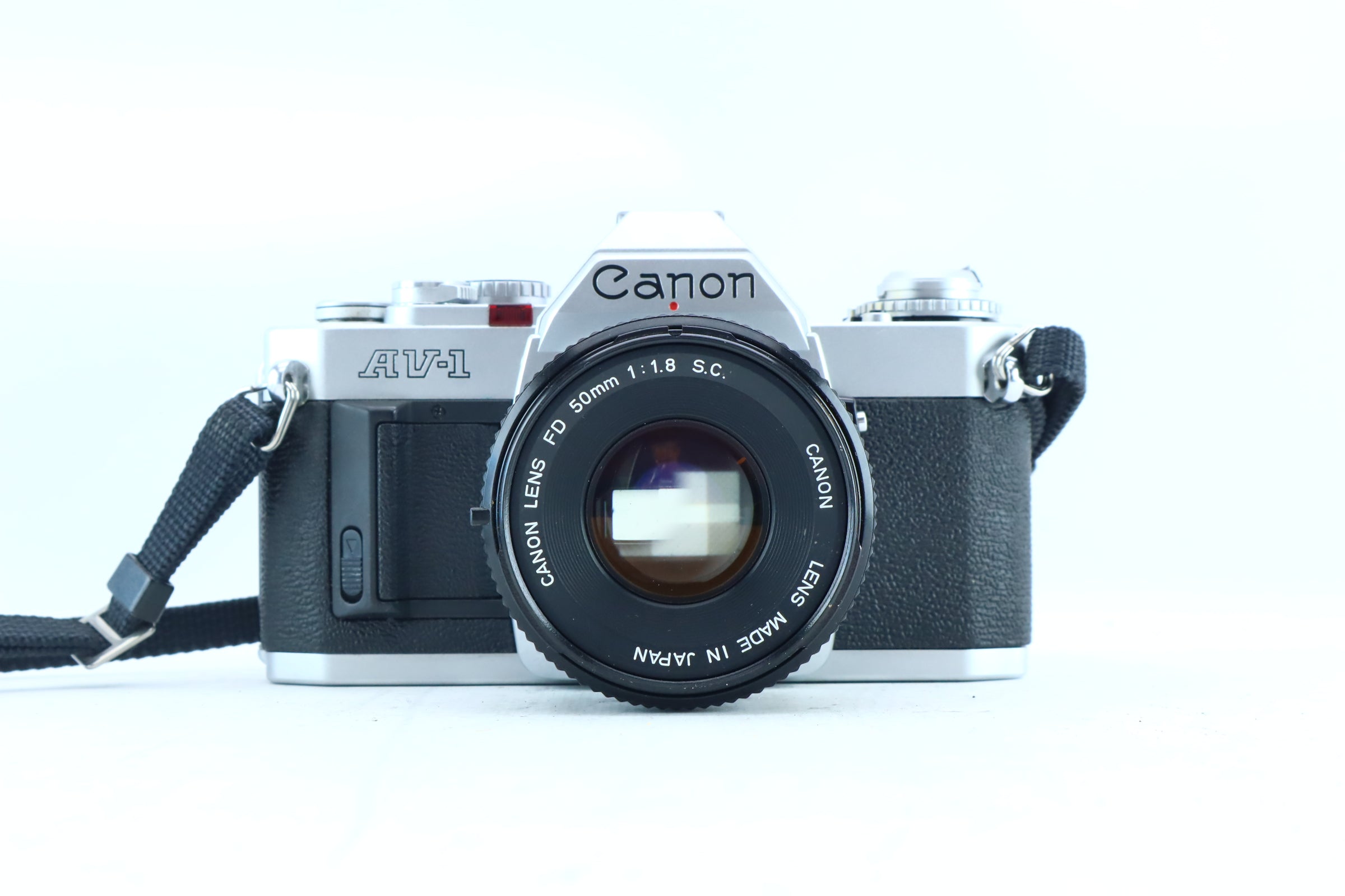 Canon AV-1 | Canon FD 50mm f/1.8 S.C. – Hard to Find Camera Store
