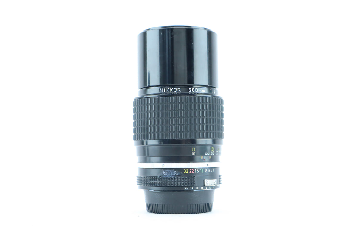 Nikon Nikkor 200mm f/4 – Manual Focus Telephoto Prime Lens