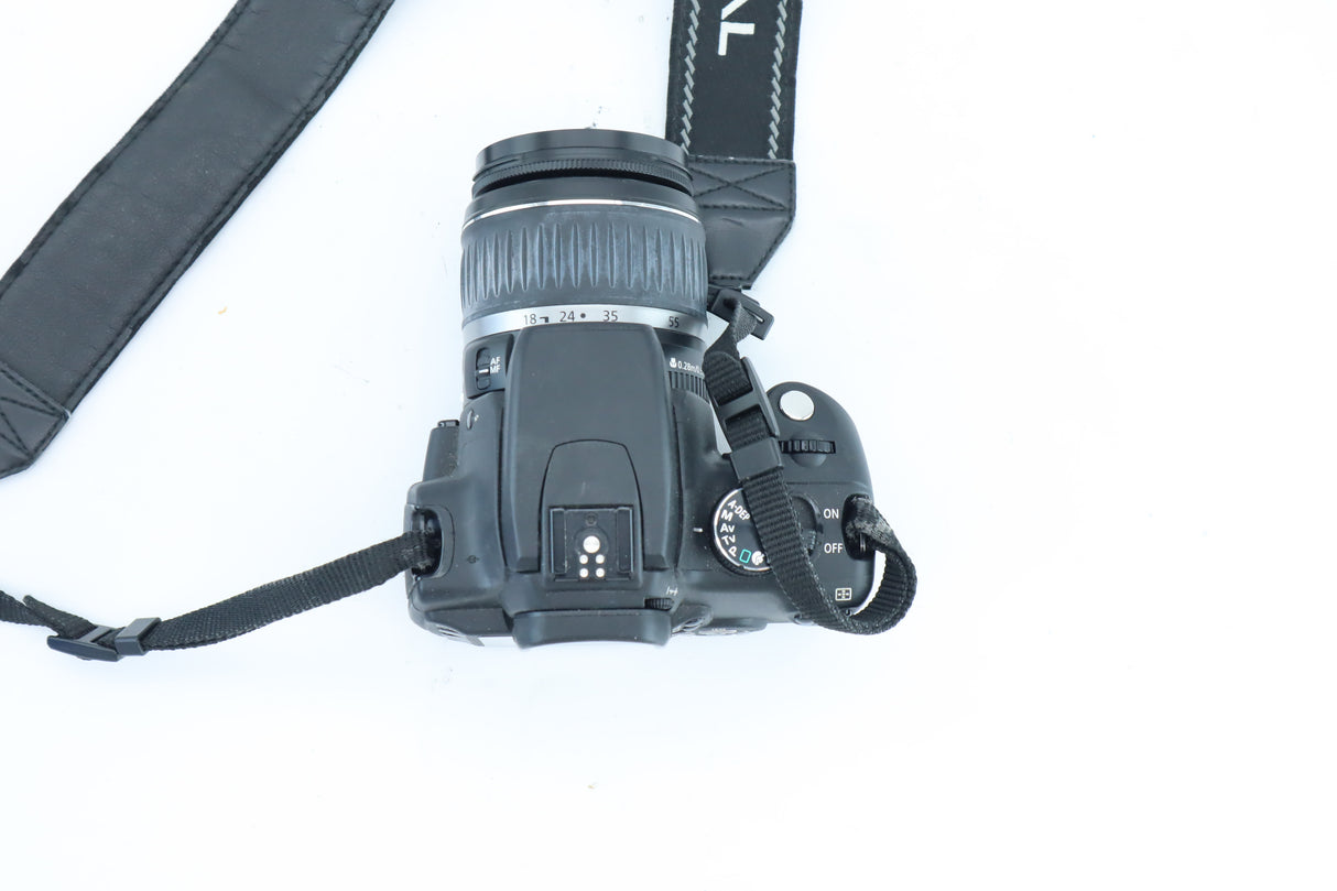 Canon EOS 350D with 18–55mm f/3.5–5.6 – Compact Digital SLR Camera Kit