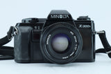 Minolta X-300s + MD 50mm f/1.7 – 35mm Manual Focus SLR Camera Kit