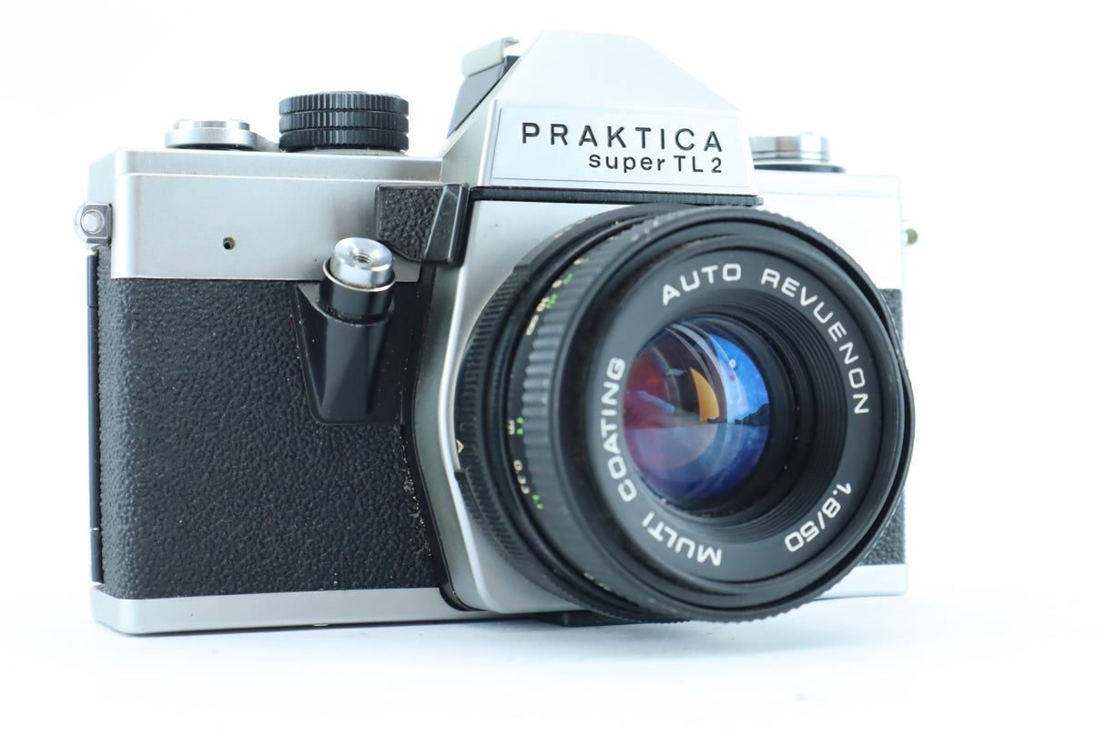 Praktica Super TL2 + Revuenon 50mm f/1.8 – 35mm M42 SLR Camera Kit