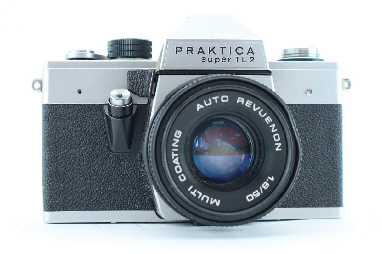 Praktica Super TL2 + Revuenon 50mm f/1.8 – 35mm M42 SLR Camera Kit