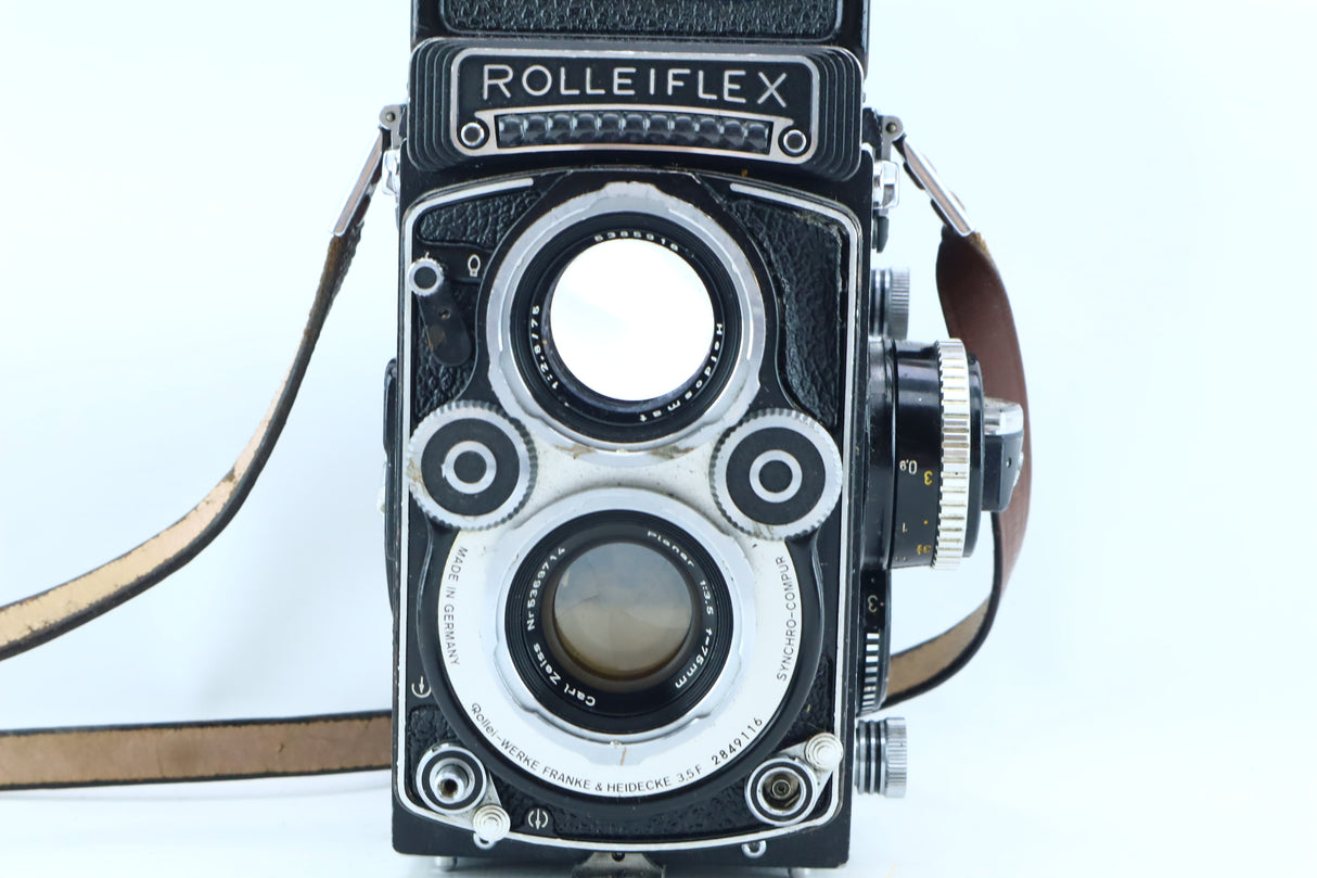 Rolleiflex 3.5F Planar White Face