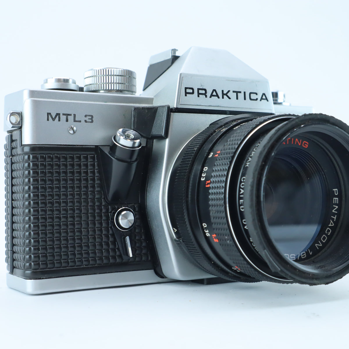 Praktica PLC3 mit Pentacon 50mm f/1.8 (Gebraucht) in Altendorf für CHF Praktica PLC3 mit Pentacon 50mm f/1.8 (Gebraucht) in Altendorf für CHF