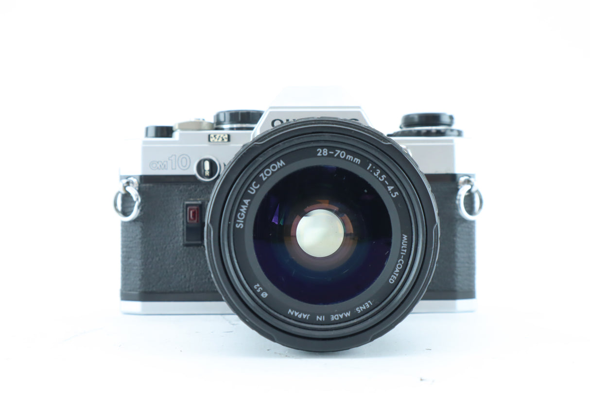 Olympus OM-10 – 35mm SLR with Sigma 28–70mm f/3.5–4.5 Lens