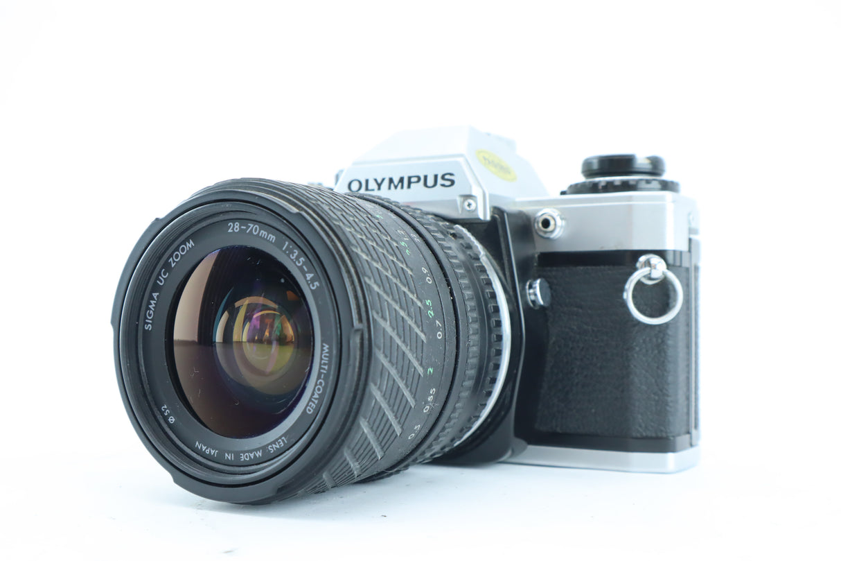 Olympus OM-10 – 35mm SLR with Sigma 28–70mm f/3.5–4.5 Lens