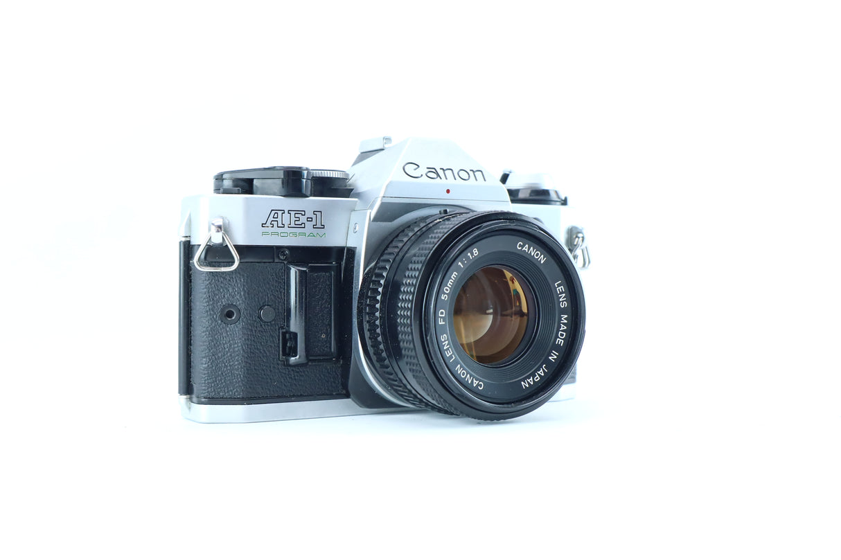 Canon AE‑1 Program with Canon FD 50 mm f/1.8