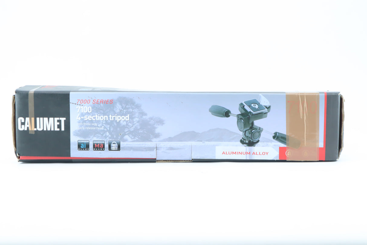 Calumet 7100 – 4-Section Aluminium Tripod