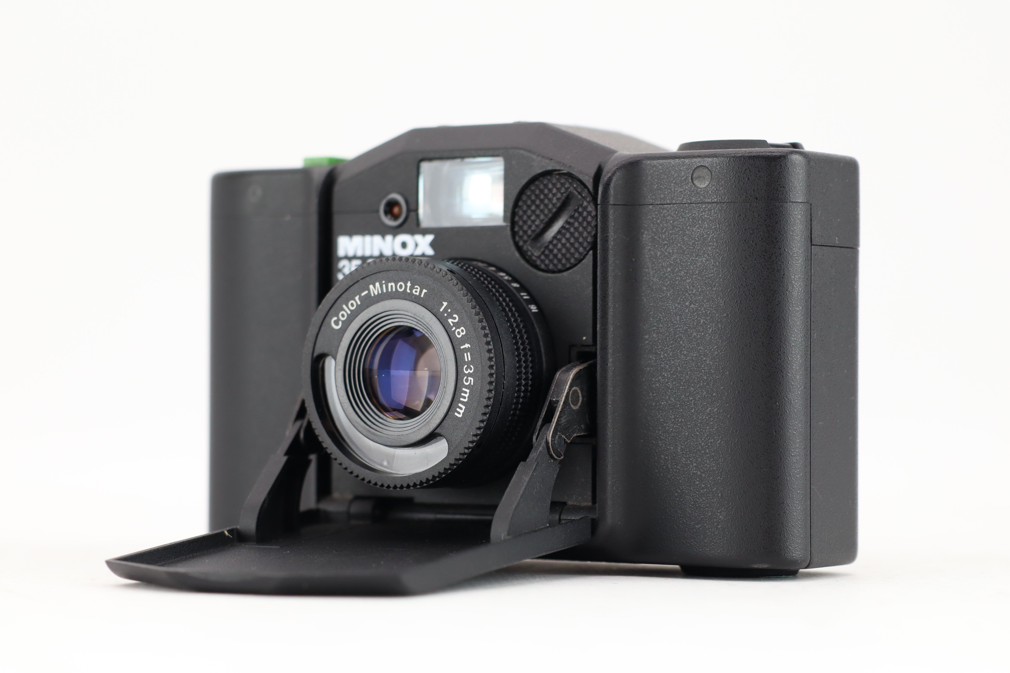 □A MINOX 35PL 35mm F2.8 FC35 ストロボ ケース シャッターOK 現状品