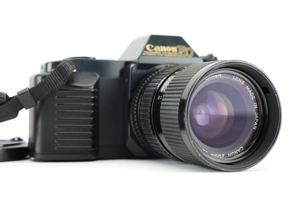 Canon T50 + FD 35-70mm 4 – Hard to Find Camera Store