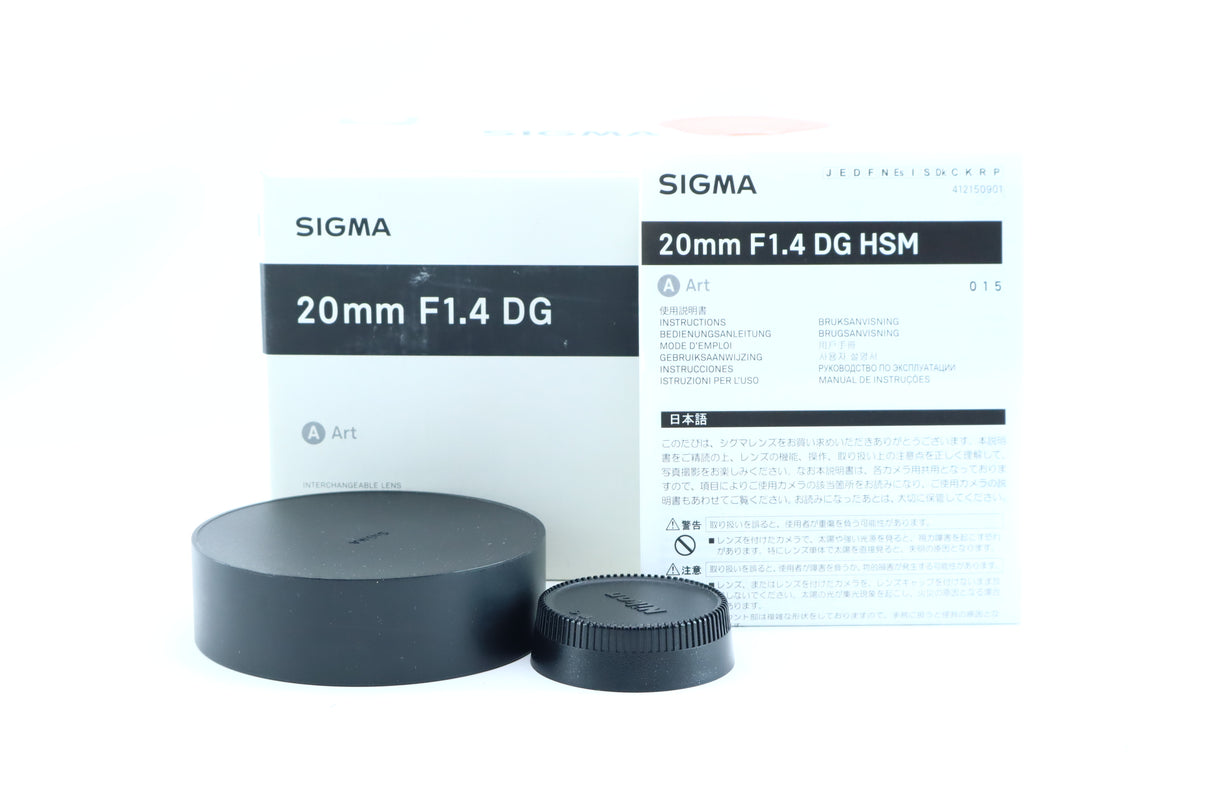 Sigma 20mm f/1.4 DG
