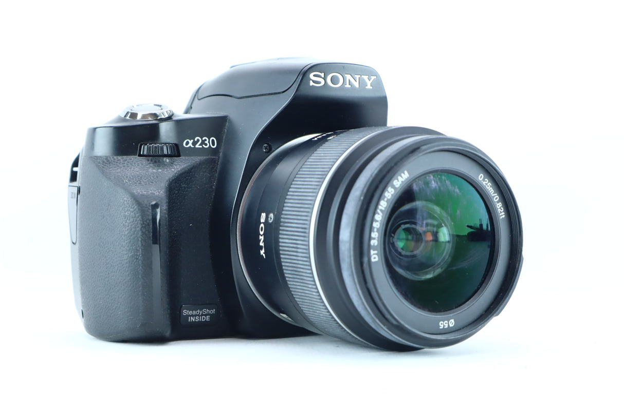 Sony Alpha DSLR-A230 with Sony 18-55mm f/3.5-5.6 DT SAM Lens