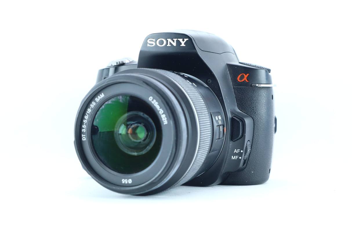 Sony Alpha DSLR-A230 with Sony 18-55mm f/3.5-5.6 DT SAM Lens