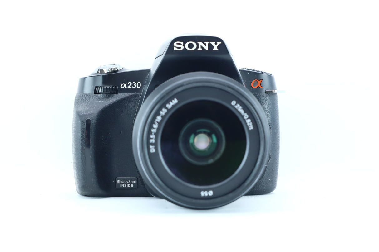 Sony Alpha DSLR-A230 with Sony 18-55mm f/3.5-5.6 DT SAM Lens
