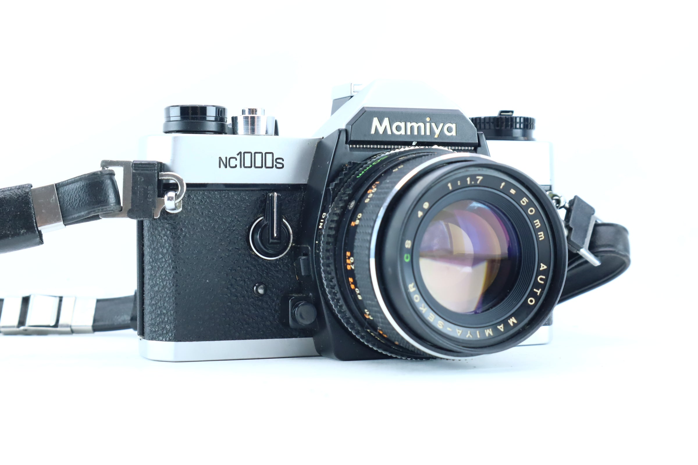 Mamiya NC1000s with 50mm f/1.7 Auto Mamiya-Sekor CS Lens – Hard to