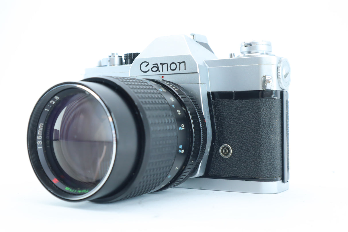 Canon FTb QL + Tokina RMC 135mm f/2.8