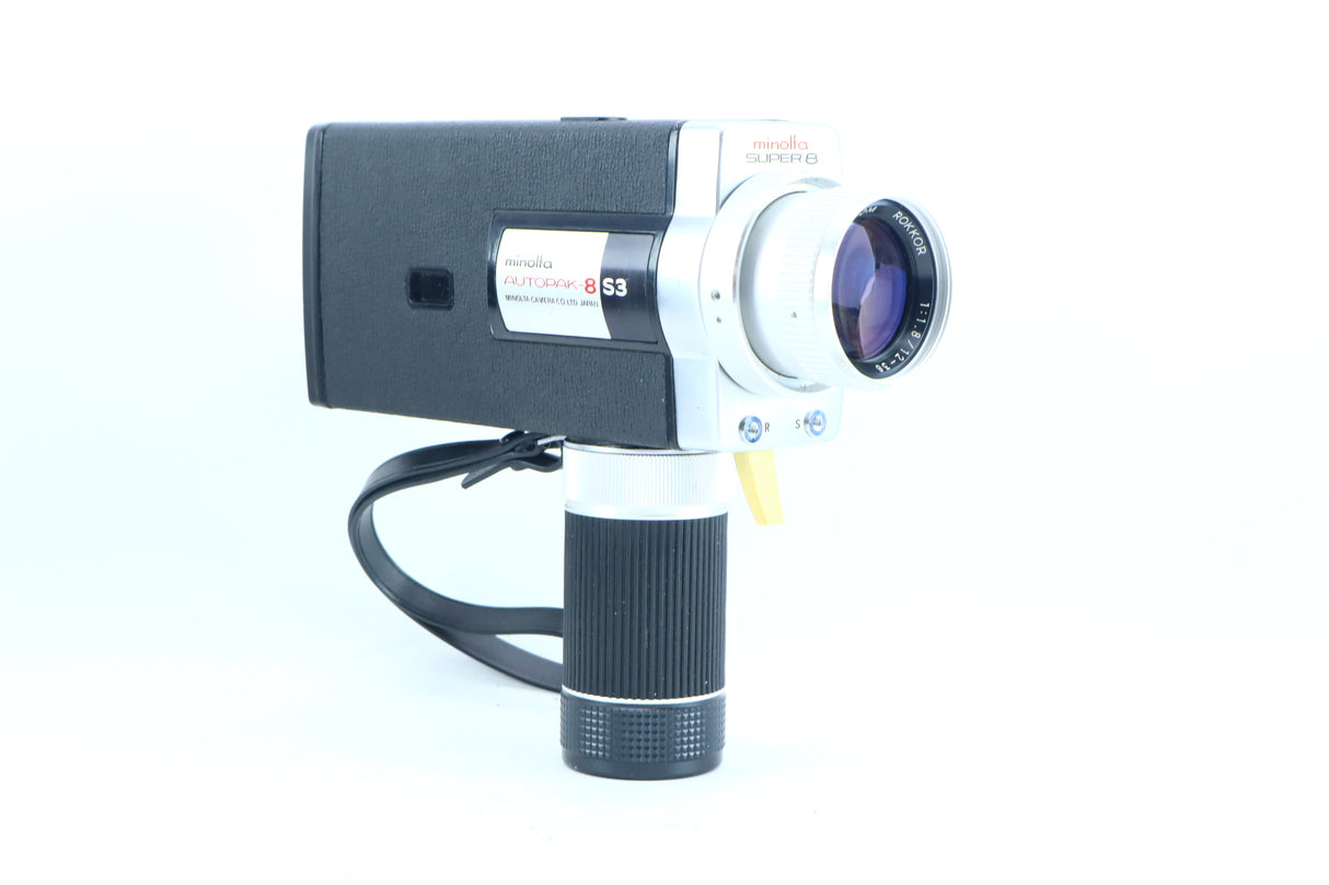 Minolta Autopak-8 S3 with Zoom Rokkor 12-36mm f/1.8