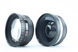 Yashikor Aux Telephoto + Wide Angle 4 Set with Finder