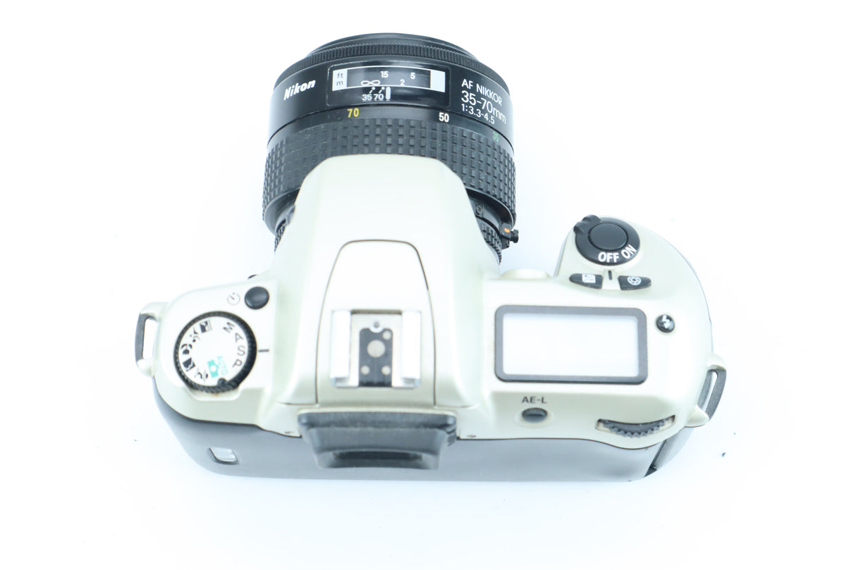 Nikon F60 with AF Nikkor 35–70mm f/3.3–4.5 – 35mm Autofocus SLR Camera Kit