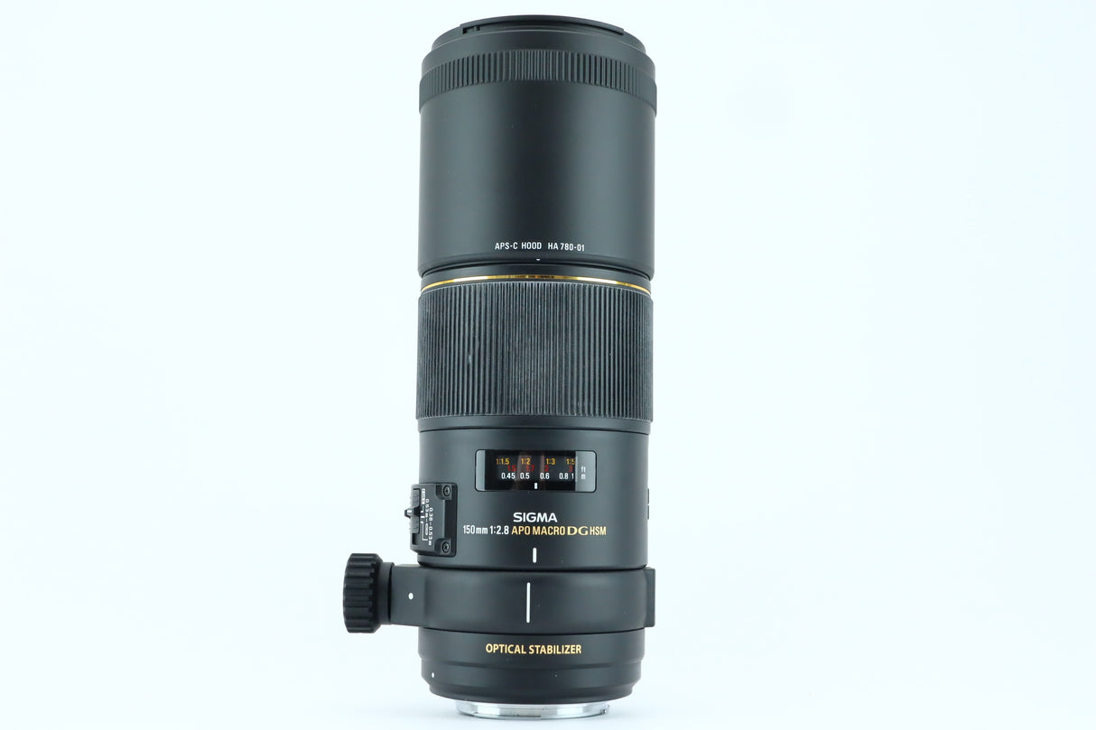 Sigma 150 2.8 APO macro DG HSM voor Canon.