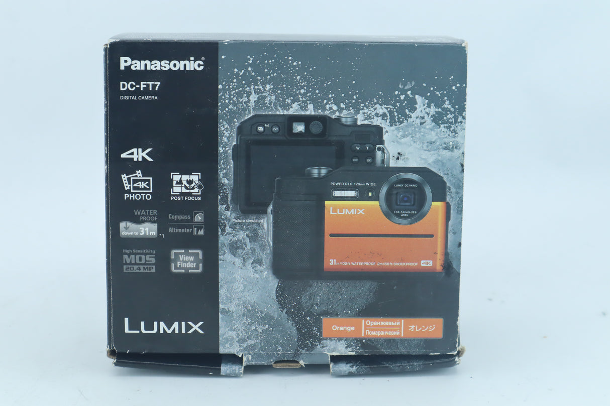 Panasonic Lumix DMC-FT7 - 4K Waterproof