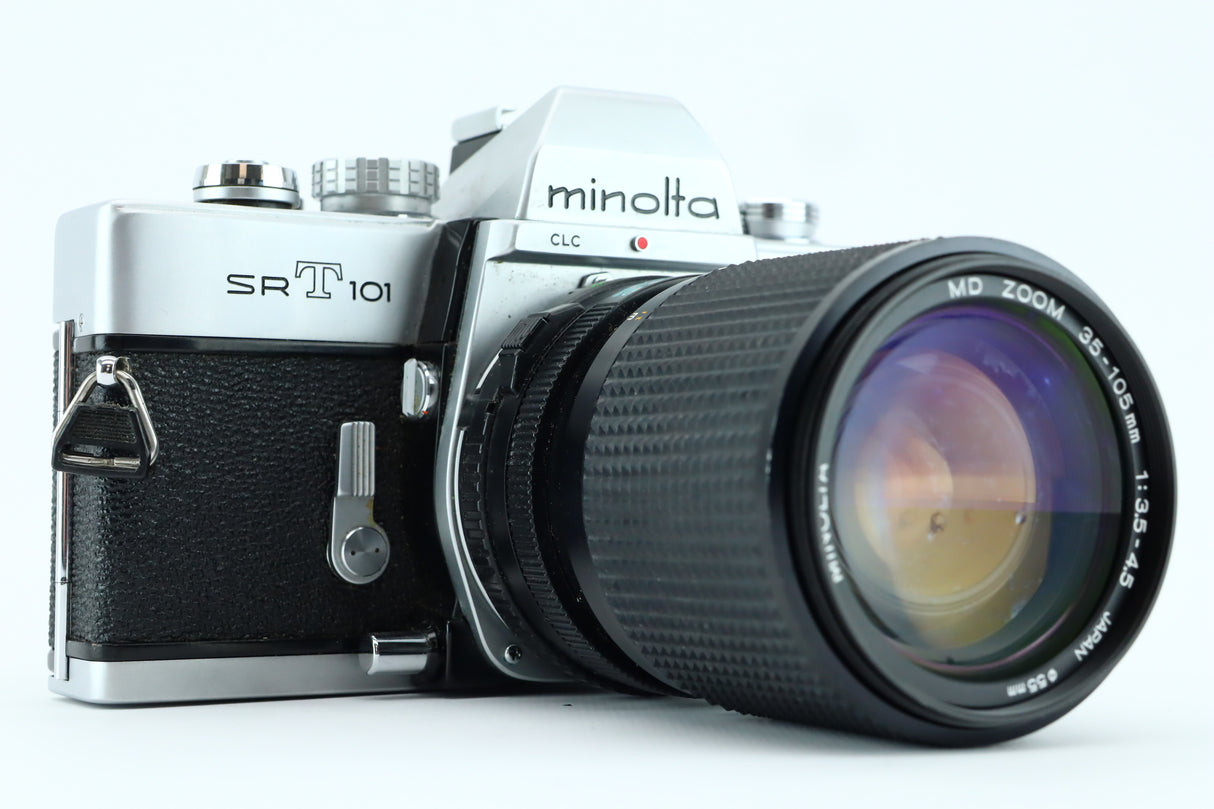 Minolta SRT101 + 35-105mm 3,5-4,5