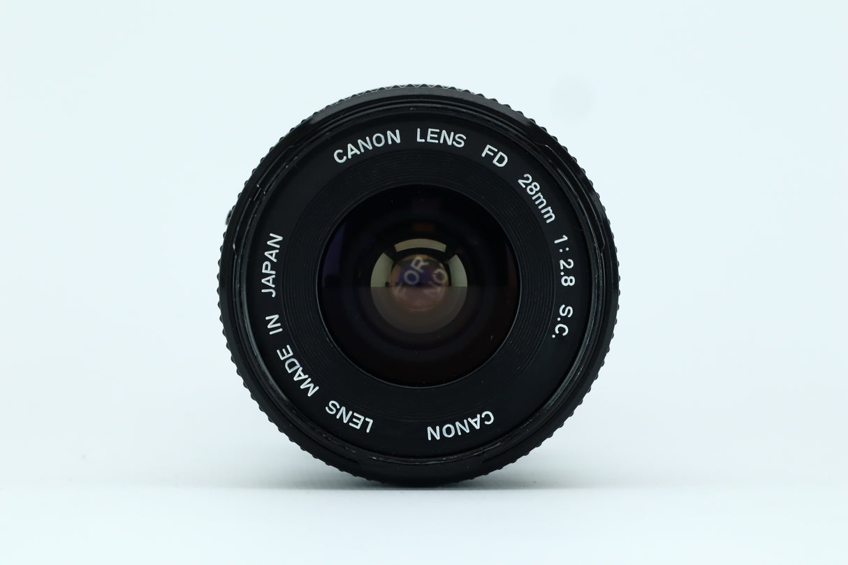 Canon lens FD 28mm 1:2.8 S.C.