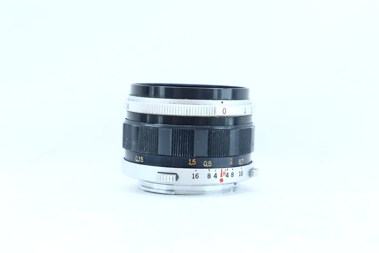 Olympus F.Zuiko Auto-S 38mm f/1.8