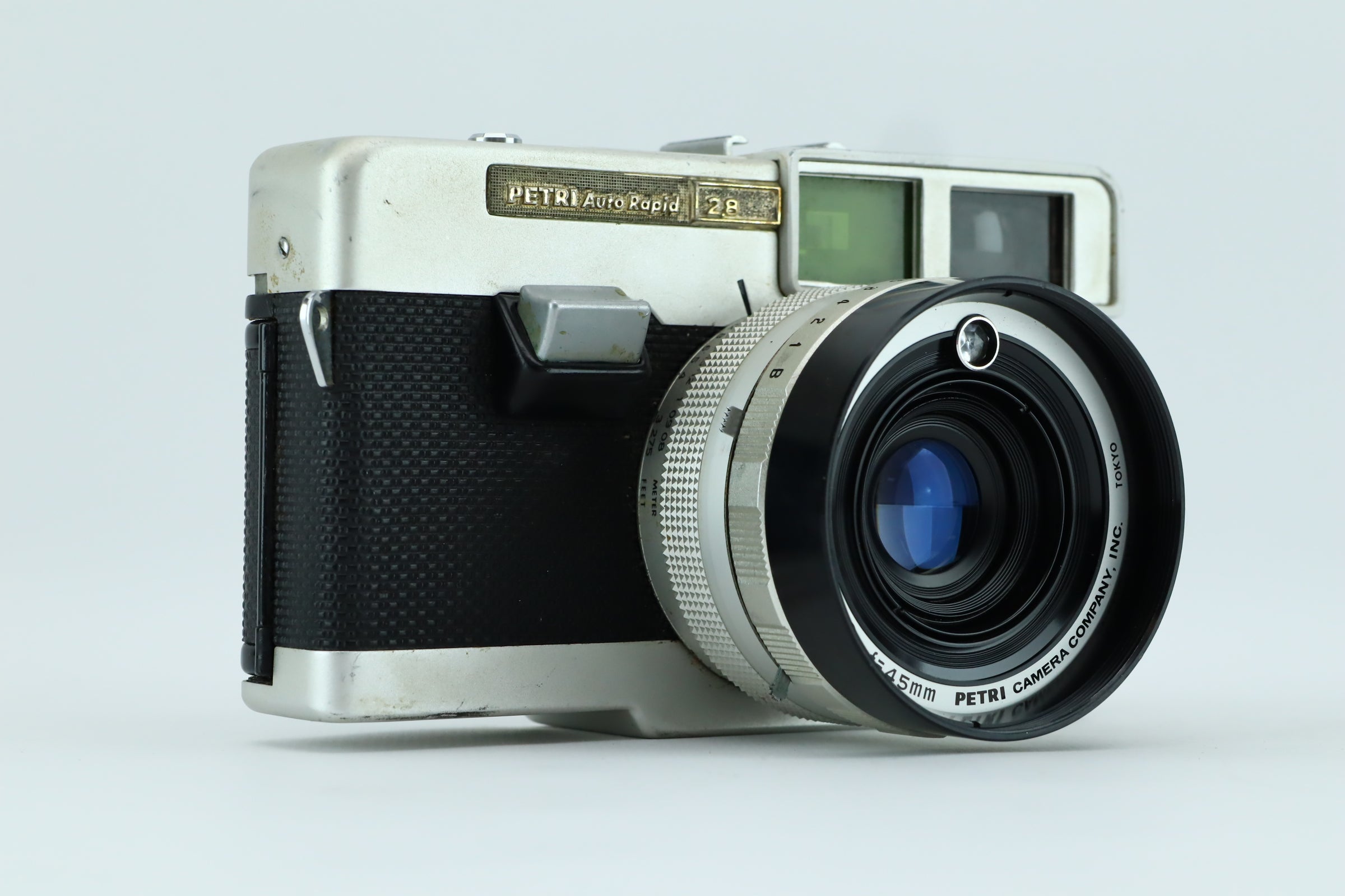 Petri auto Rapid 2.8 | 1:2.8 f=45mm – Hard to Find Camera Store